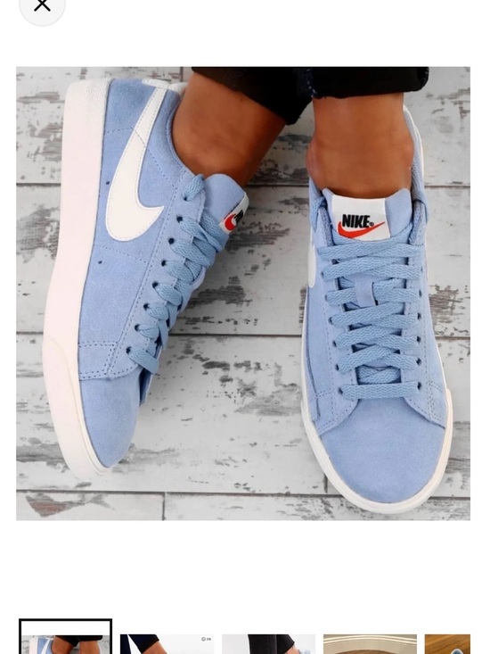 Nike Shoes - Nike Blazer Light Blue Suede Sneakers
Women’s size 9 new